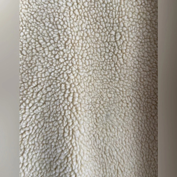 Rusty Sherpa  Fleece oversized open blazer jacket Sz L - Picture 6 of 10